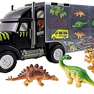 Giant Dinosaur Transporter Truck Toy Carrier
